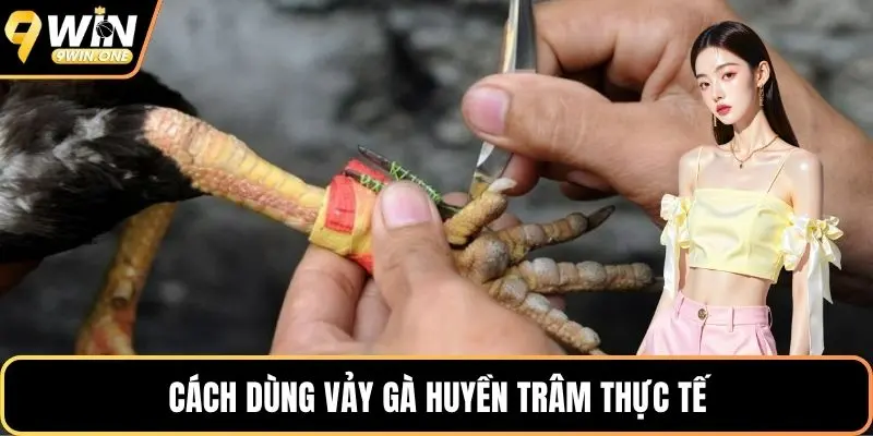 Cách dùng vảy gà huyền trâm thực tế
